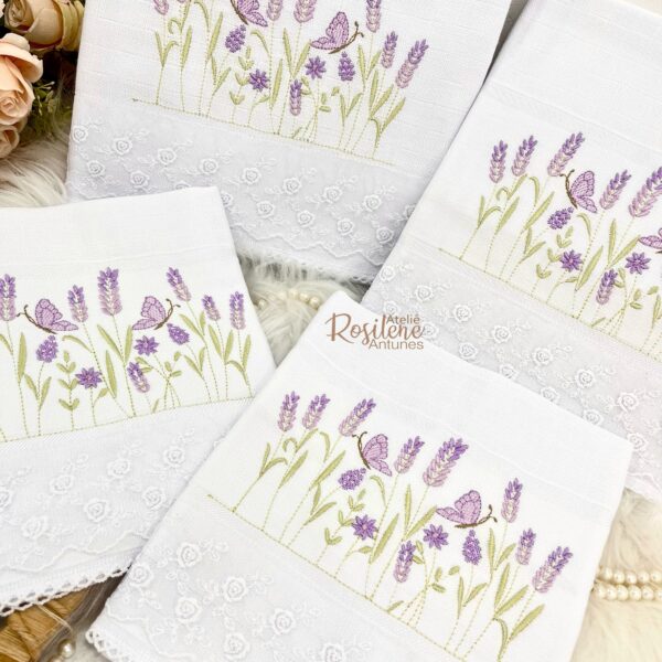 kit Passeio, ombro, boca e Toalha fralda tradicional mabber