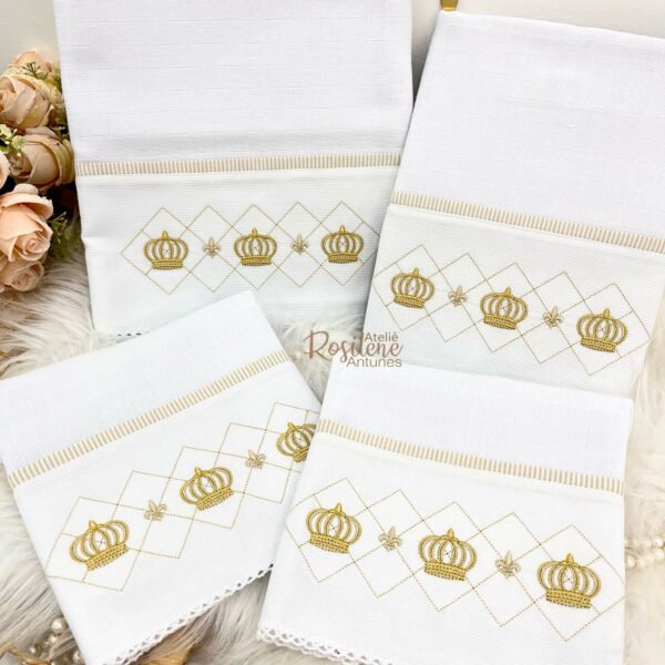 kit unissex Passeio, ombro e 2 Boca realeza