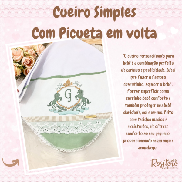 Cueiro flanela Picueta