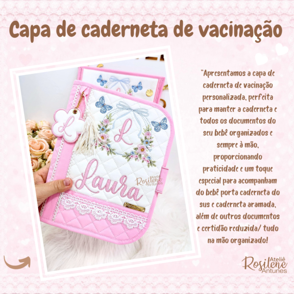 Porta Documentos e caderneta de vacinação