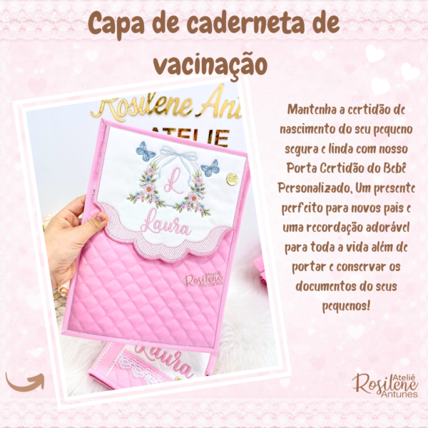 Porta certidão de nascimento