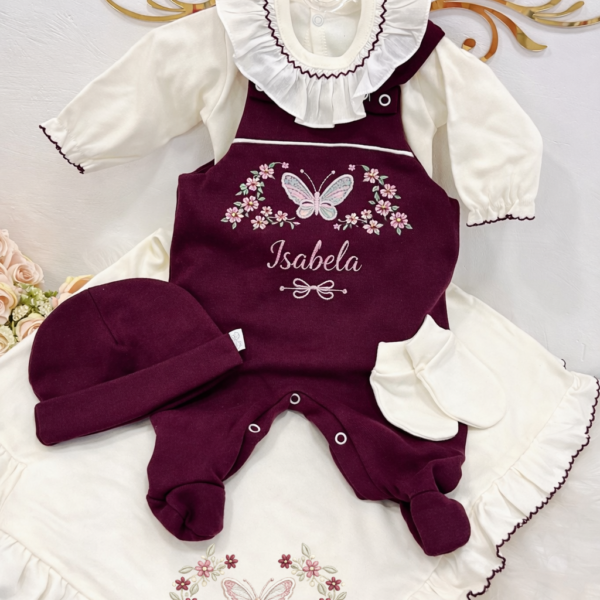 Saída maternidade jardineira bordo