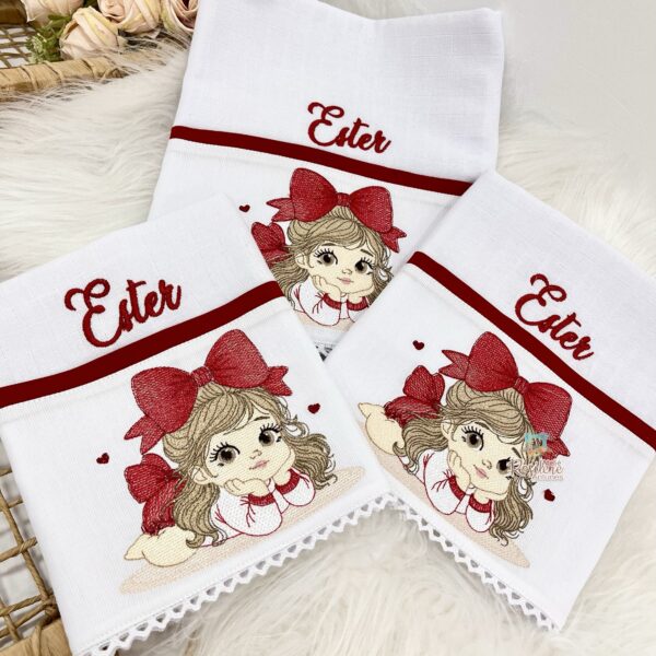 Kit fraldas passeio, ombro e boca