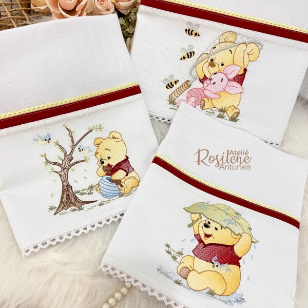 Kit fraldas urso Pooh
