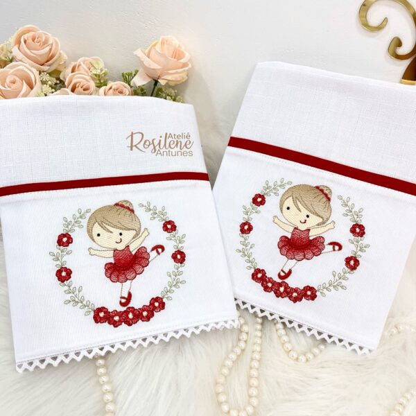 kit Fraldas 2 Boca luxo bailarina