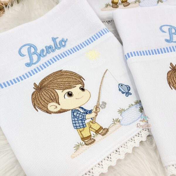 Kit fraldas passeio, ombro e boca